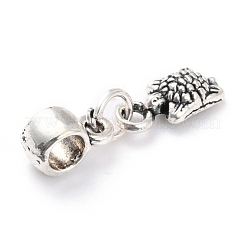 Perline in lega stile tibetano&nbsp;PALLOY-P224-17AS
