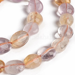 Natürlichen Amethyst und Citrin Perlen Stränge&nbsp;G-D0002-D77