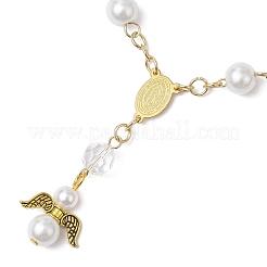 Pulseras de aleación con dijes de ángel de estilo tibetano&nbsp;BJEW-JB11775-02