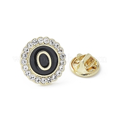 Spille smaltate con lettere&nbsp;JEWB-S042-03O-G