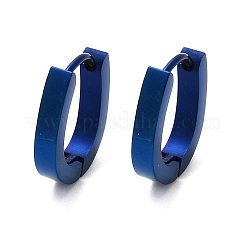 Orecchini a cerchio in acciaio inossidabile 304 effetto lucidatura&nbsp;EJEW-M001-38A