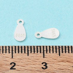 925 Tropfen Kettenverlängerung aus Sterlingsilber&nbsp;STER-F053-05S