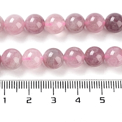 Natürlichen Rosenquarz Perlen Stränge&nbsp;G-B076-A01-02