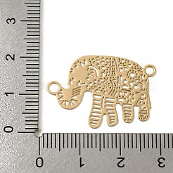 Filigrane Verbindungsanhänger aus Messing mit Rackbeschichtung&nbsp;KKC-D001-01KCG