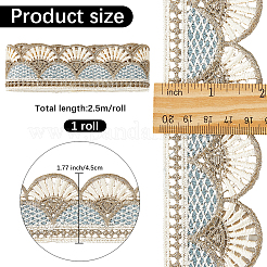 2.5 m Spitzenbesatz aus Polyester&nbsp;OCOR-GF0005-01A