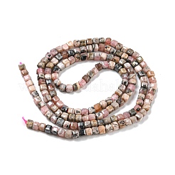 Chapelets de perles en rhodonite naturelle&nbsp;X-G-Q1005-F-01