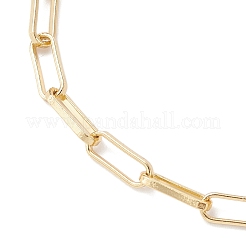 Messing-Büroklammer-Kettenarmbänder für Frauen&nbsp;BJEW-JB12541