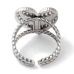 Bague en acier inoxydable 304&nbsp;RJEW-B059-08P-02