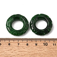 Verbindungsringe aus natürlich gefärbtem Myanmar-Jade&nbsp;G-Z162-10