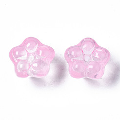 Perlas de vidrio pintado en aerosol transparente&nbsp;GGLA-S054-011E-01