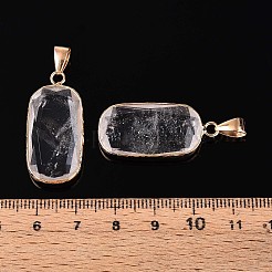 Naturquarz Kristall Anhänger&nbsp;G-N349-03A-G