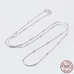 Sterling Silber Schlangenkette Halsketten&nbsp;STER-K171-19P