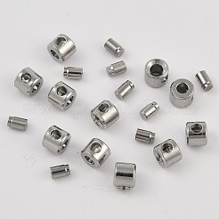 Crimpperlen aus Edelstahl 304&nbsp;STAS-Z090-02P