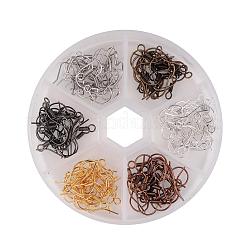 1 scatola 6 color ottone ganci orecchino&nbsp;KK-JP0009-NF