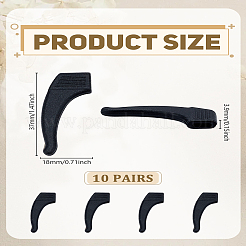 10 paire de poignées d'oreille en silicone&nbsp;SIL-LP0001-26A