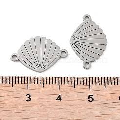 Breloques de connecteur en acier inoxydable 201 résistant au ternissement&nbsp;STAS-A090-16P