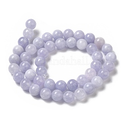 Naturali tinti giada bianca fili di perline&nbsp;G-M402-C03-10
