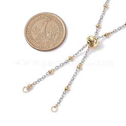 304 Edelstahl Schieber Halskette Zubehör&nbsp;AJEW-JB01288-02