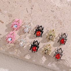 36 pz 9 colori cabochon in strass in lega&nbsp;FIND-SP0004-45