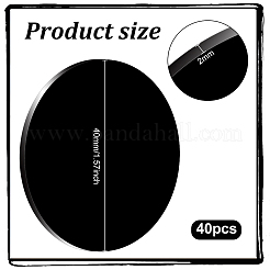 Basi di visualizzazione per action figure rotonde piatte in acrilico da 40 pezzo&nbsp;KY-FG0001-14