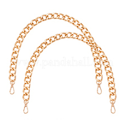 Manici per borse con catena in alluminio&nbsp;LS-FIND-WH0139-487KCG