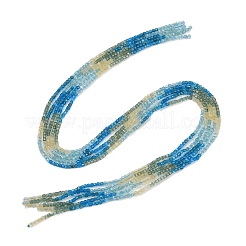 Natürliche blau grün gelb Apatit Perlen Stränge&nbsp;G-NH0050-B01-01