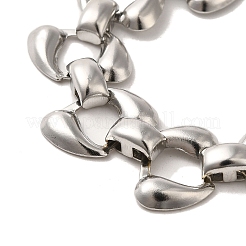 Anlaufgeschützte Gliederkettenarmbänder aus Edelstahl 304 in Tropfenform&nbsp;BJEW-Q776-05P