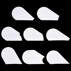 8 Stück 8 Stile Acryl-Ton-Klemmbrett&nbsp;DIY-FG0008-21