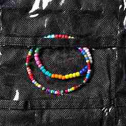 Non-Woven-Stoffe Schmuck hängende Display-Taschen&nbsp;LS-AJEW-C013-01A