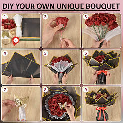 DIY-Sets zur Herstellung künstlicher Rosensträuße aus Stoff&nbsp;DIY-BC0016-74