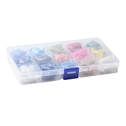 Perline di vetro 180g 15 colori&nbsp;SEED-JQ0003-01D-2mm