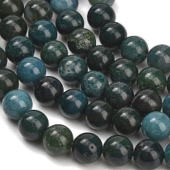 Natur Moos Achat Perlen Stränge&nbsp;GG-CBA7BB7-A02-8mm