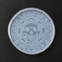Moules de tapis de tasse de silicone de thème d'halloween&nbsp;DIY-E066-01