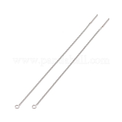Boucle d'oreille à tige en acier inoxydable 304 anti-ternissement&nbsp;STAS-E161-07P