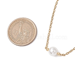 Shell-Perle Anhänger Halskette&nbsp;NJEW-JN05134-02