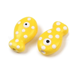 Perles en porcelaine manuelles&nbsp;X-PORC-B009-03J