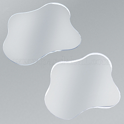 2 Stück transparente Tassenmatten aus Acryl in 2 Ausführungen&nbsp;AJEW-CN0006-47