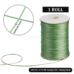 1 rouleau de cordon en polyester ciré coréen écologique&nbsp;YC-SP0001-03C