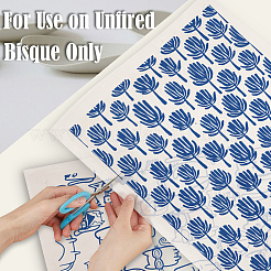 6 Stück 6 Stile Papier-Keramik-Aufkleber&nbsp;DIY-SD0002-09B