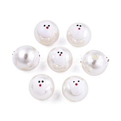 Perline di smalto perlato imitazione plastica abs opaco di Halloween&nbsp;KY-G020-01O