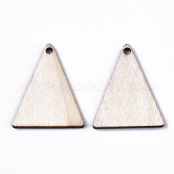 Unfertige Anhänger aus natürlichem Pappelholz&nbsp;WOOD-S045-113