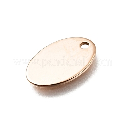 Ionenplattierung (IP) 304 Edelstahl-Stanz-Leeranhänger&nbsp;STAS-S028-02RG