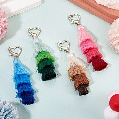 Decorazioni pendenti con nappe in poliestere 4 pz 4 colori&nbsp;PALLOY-TAC0234