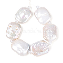 Natürliche Barock Keshi Perlen Stränge&nbsp;X-PEAR-D07-03