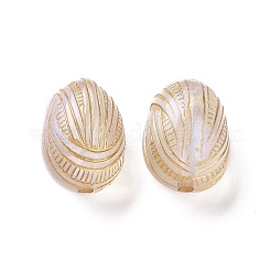 Placcatura perline acrilico trasparente&nbsp;OACR-P013-13