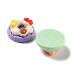 Undurchsichtige Decoden-Cabochons aus Kunstharzimitat für Lebensmittel&nbsp;RESI-G084-05