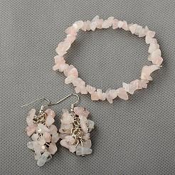 Edelstein-Schmuck-Sets: Ohrringe & Armbänder&nbsp;SJEW-JS00707