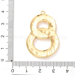 Strukturierte Anhänger aus Edelstahl 304&nbsp;STAS-K317-03G
