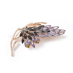 Strass-Schmetterlings-Brosche&nbsp;JEWB-P016-03LG-02