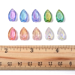 100 Stück transparente Glasanhänger&nbsp;GLAA-FS0002-18